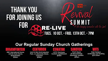Revival Summit Day 4: You are a Revivalist - Pastor Zandi Thwala🎥 LGTG Braamfontein 07.10.23