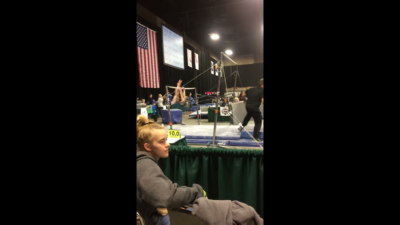 Hannah Clark Gymnastics L8 Regionals Uneven Bars 9 65 