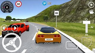 Driving School Simulator 2020 #2 - Yellow Sport Car City Driving Rules Android Gameplay screenshot 4