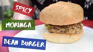 SPICY MORINGA BEAN BURGER