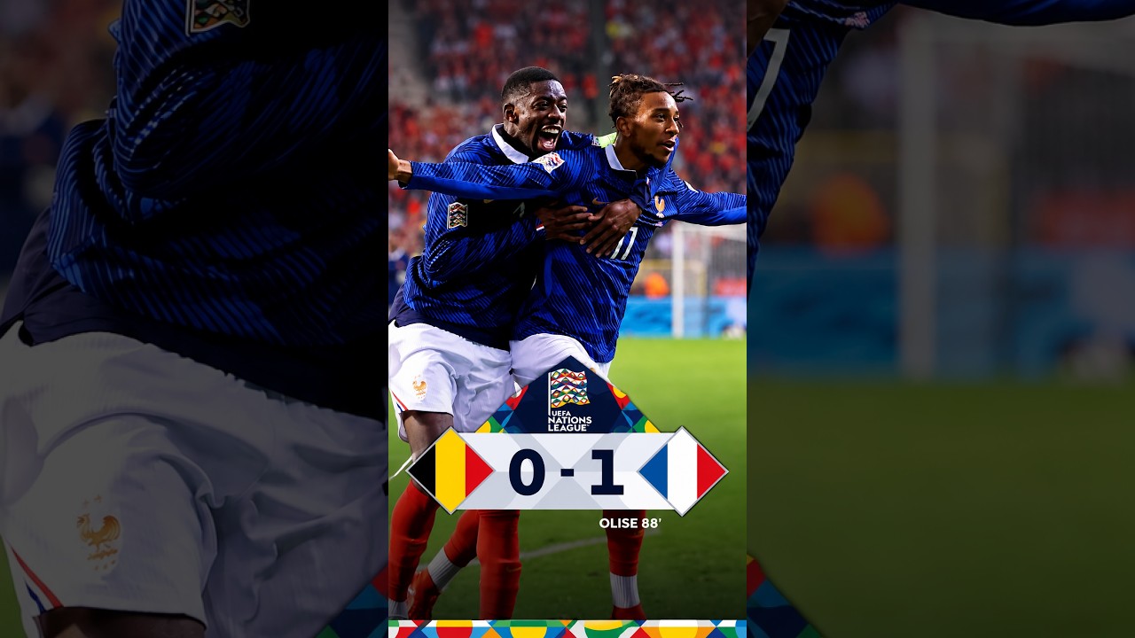 France Vs Belgium 1-0 Highlights | UEFA Nations League 26-27