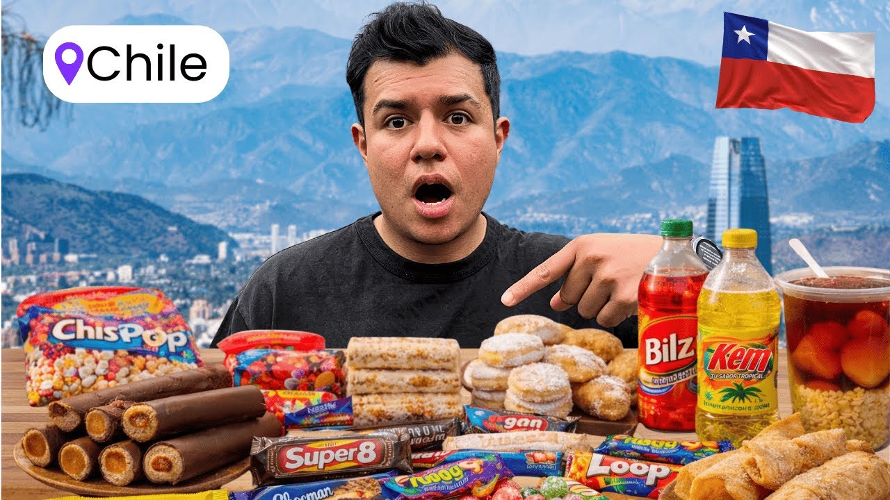 PROBANDO DULCES CHILENOS 🇨🇱 ¡No esperábamos esto!