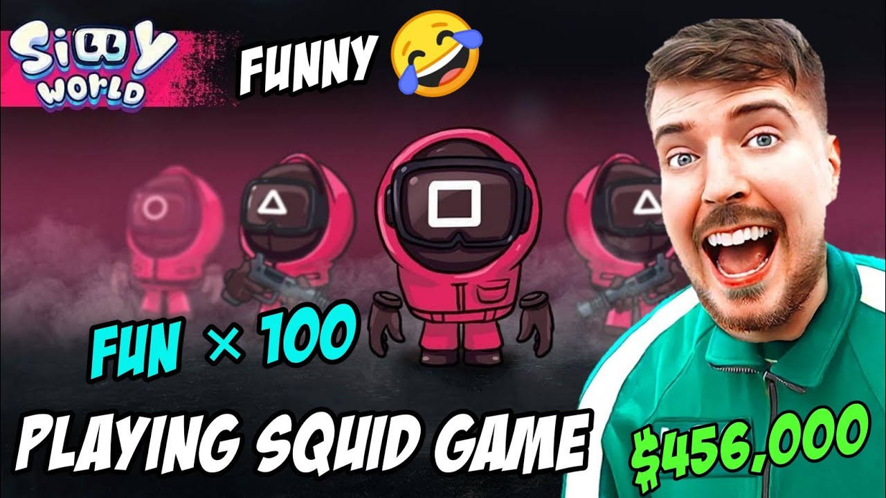 Playing Red 🔴 Light Green 🟢 Light Squid Game in silly World | @BladeX 