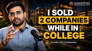 Founders from Galgotias University | Mr Shubham Rawal - Serial Entrepreneur