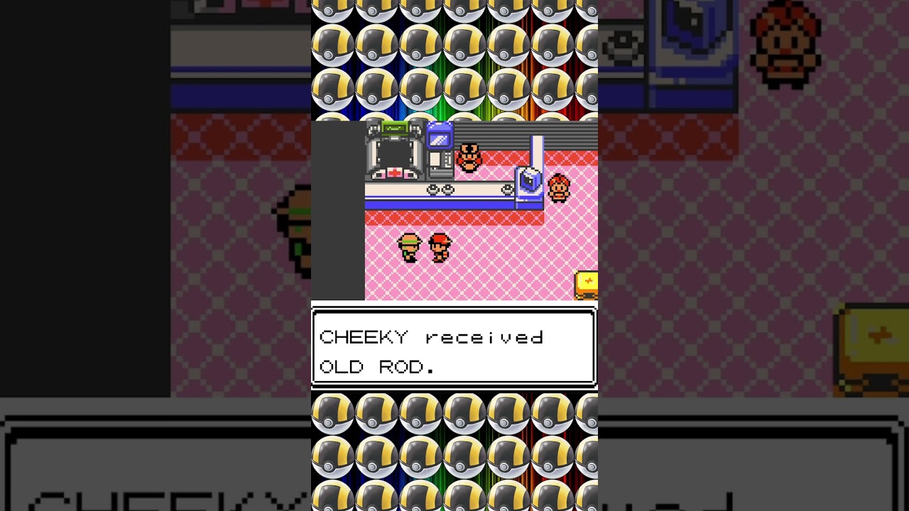 Pokémon Gold - Receiving an Old Rod 