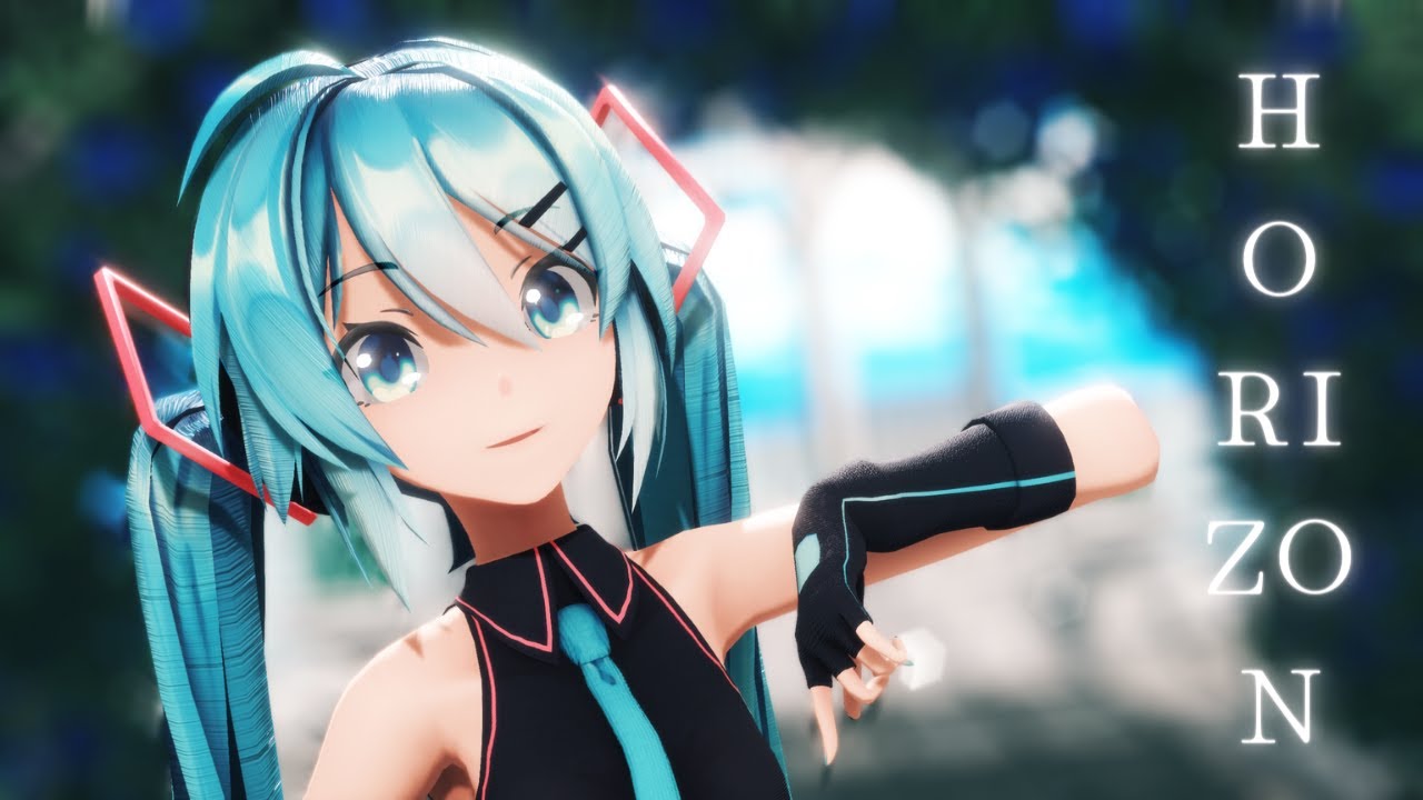 MMD】- HORIZON【By : Hachiouji-P 】Sour式初音ミク - YouTube