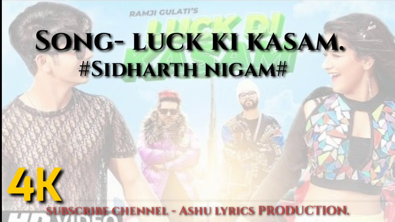 song - luck di kasam|| ramji gulati|| anveet kaur// Sidharth Nigam// vikram nagi...T-siries
