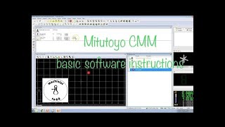 Mitutoyo CMM basic software use screenshot 1