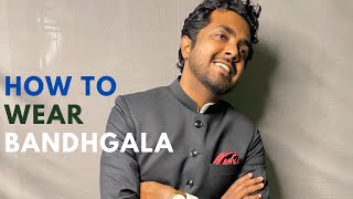 Bandhgala- 3 ways to wear | Bandhgala suit for men | Black Bandhgala Suit screenshot 2
