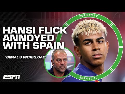 Hansi Flick ANNOYED by Spain's handling of Lamine Yamal's minutes 😳 Sid Lowe AGREES | ESPN FC