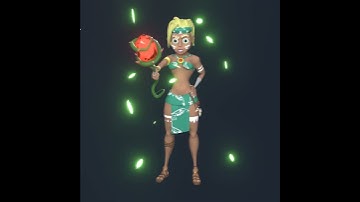 Tribal Woman Low poly - Rigged and game ready