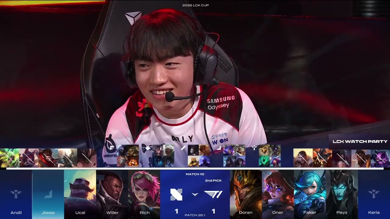 T1 vs. DRX | Игра 3 | First Stand ОБЗОР LCK 2026 Чемпионат Кореи | Lolesports League of Legends