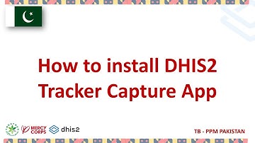 DHIS2 Tracker Capture app install and login