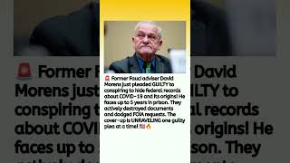 Former Fauci adviser David Morens just pleaded