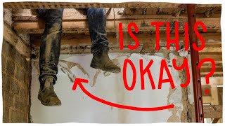 I think the floor is weird...(Rescuing a 120 year old house)