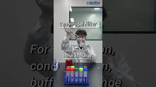 How to perform buffer exchange with Cobetter centrifugal filter--Part 1 #shorts