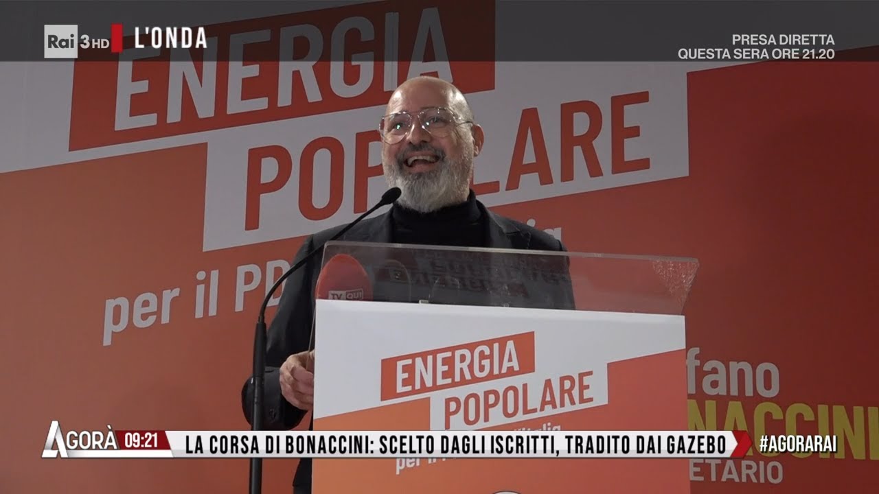 La sportività di Bonaccini - Agorà 27/02/2023