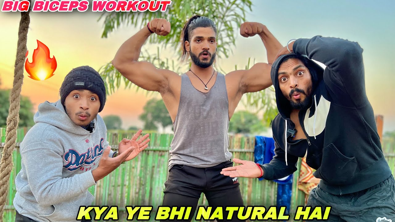 Kya Ye Bhi Natural Hai😱 And Big Biceps Workout Preparation Day 35