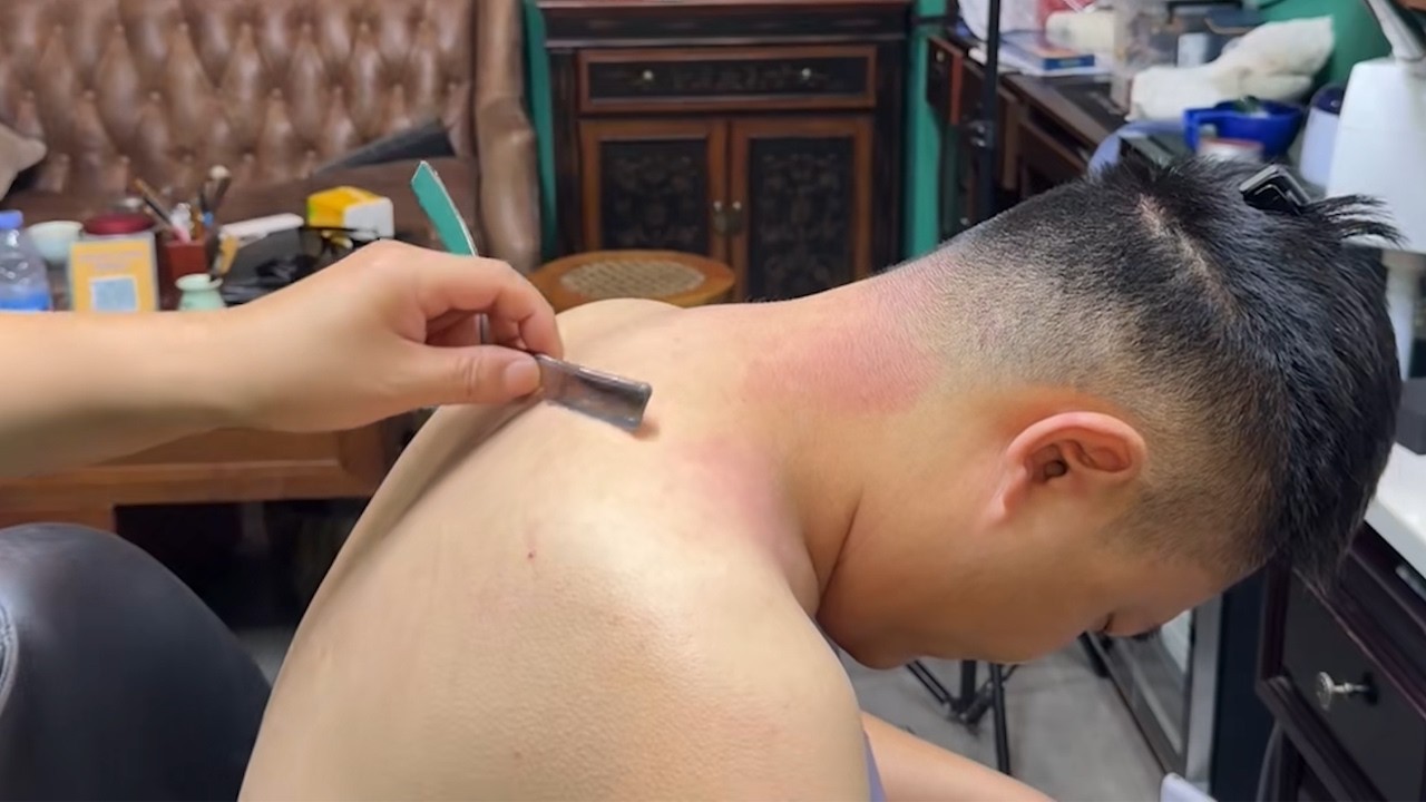 💈Facial/Back cleaning！Shaving！Removes dead skin！#barber #barbershop