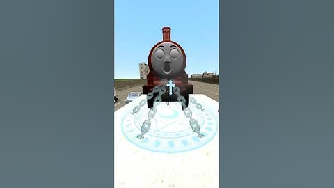 The Train And Moai Chasing On Road Nextbots Gmod