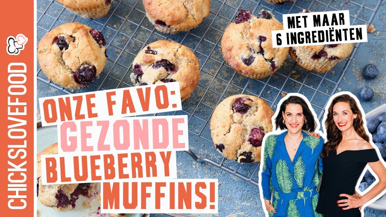 GEZONDE BLAUWE BESSEN MUFFINS | CHICKSLOVEFOOD