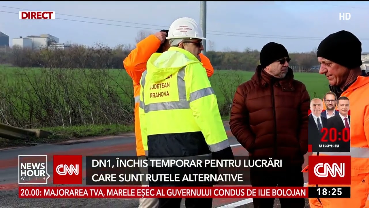 DN1, închis temporar pentru lucrări. Care sunt rutele alternative