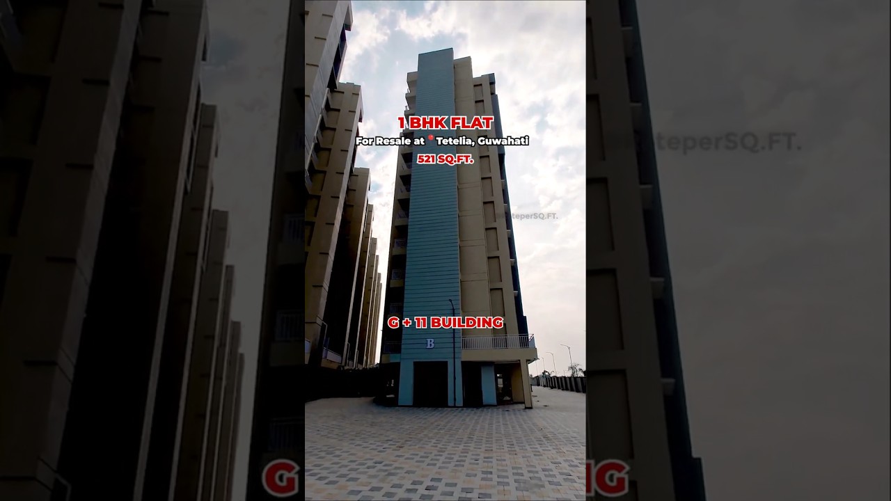 1 BHK Resale Flat in📍Tetelia, Gotanagar, Guwahati!😍| Ready-To-Move | Resale Property In Guwahati
