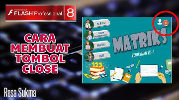 Cara Membuat Tombol CLOSE di Macromedia Flash