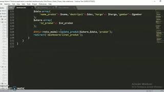 Membuat edit dan update - pertemuan 13 - pemrograman web