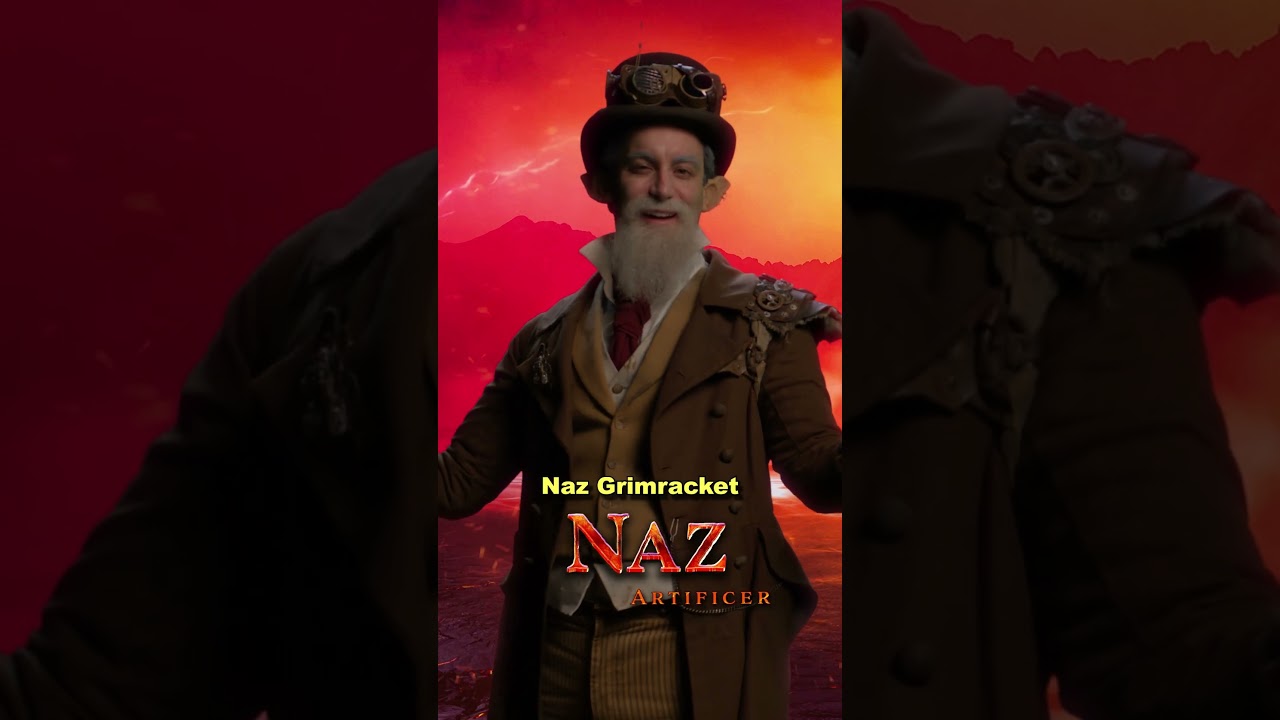 Meet Naz Grimracket – Artificer, played by Adam King