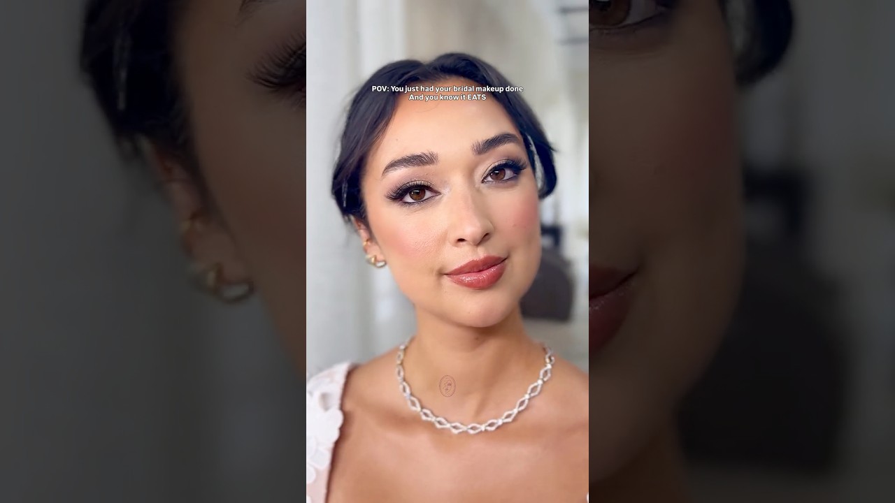 That rush of confidence when your bridal glam is exactly what you wanted.. ❤️‍🔥