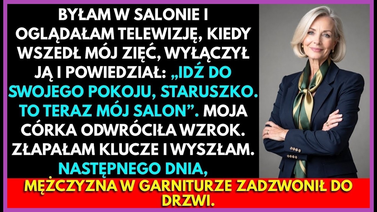 Wyłączył Telewizor I Powiedział Mi „Wynoś Się”. Milczałam—Następnego Dnia Pojawił Się Ten Mężczyzna…