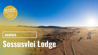 Sossusvlei Lodge + Dunes Drone Footage - Urlaub in Namibia 2021 - Luxury Lodge