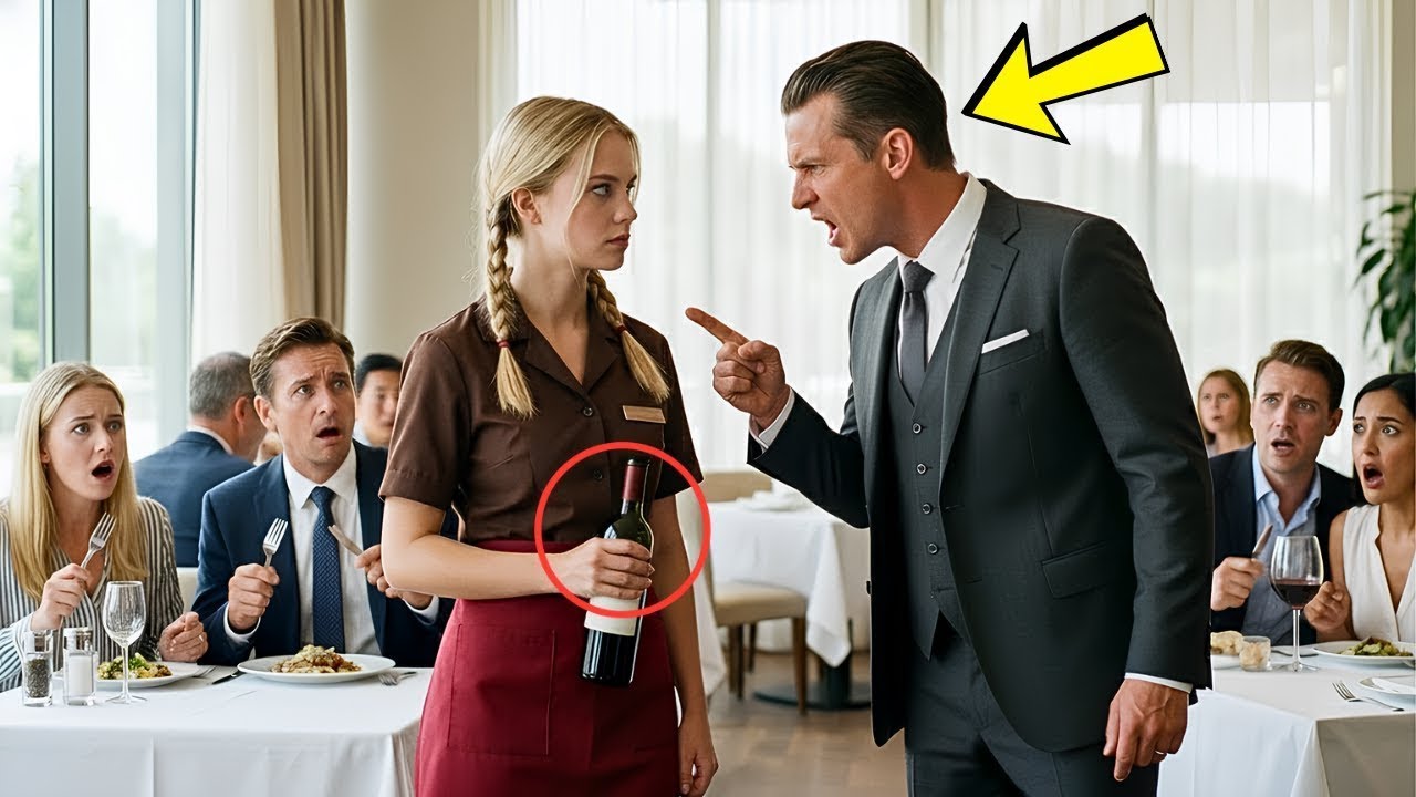 „Schrei mich noch mal an, dann ist Schluss!“ Kellnerin warnt Milliardär – alle schockiert