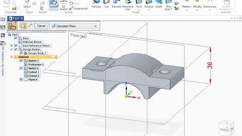 plummer block cap solid edge st10