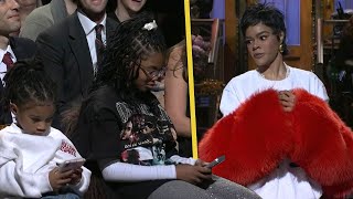 Watch Teyana Taylor’s Daughters Crash Her Snl Monologue