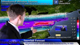 Powerful Winter Storm Weekend Into Monday : Feb 28, 2014