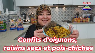 Confit Doignons, Raisins Secs Et De Pois Chiches