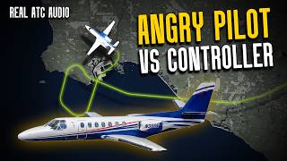 Angry Pilot Starts YELLING at Controller on Approach. Real ATC Audio