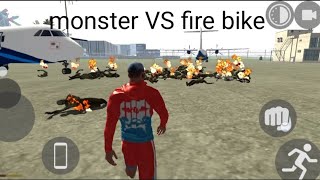 monster VS fire bike Indian bike rider 3D gaming #YouTube video screenshot 3