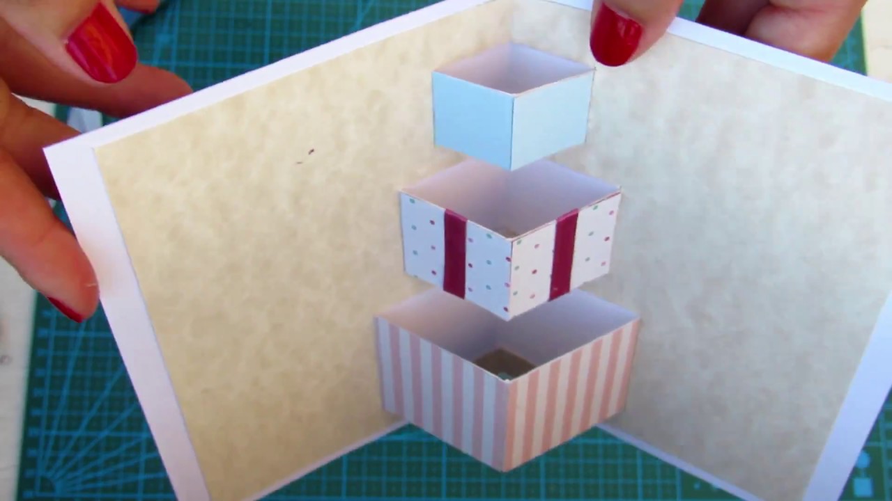 Como fazer um cartão 3D para aniversário FÁCIL | Apenas Criativa - YouTube
