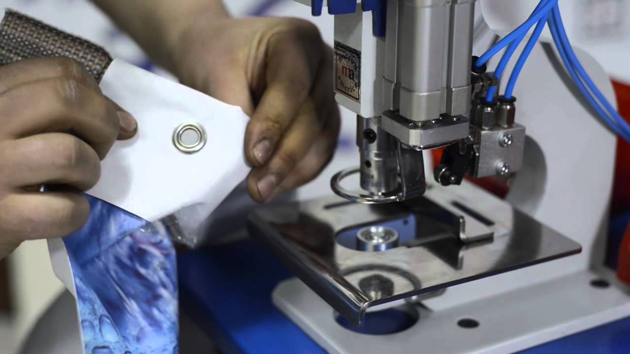 PL 10 Pnuematic Grommet Attaching machines HD YouTube