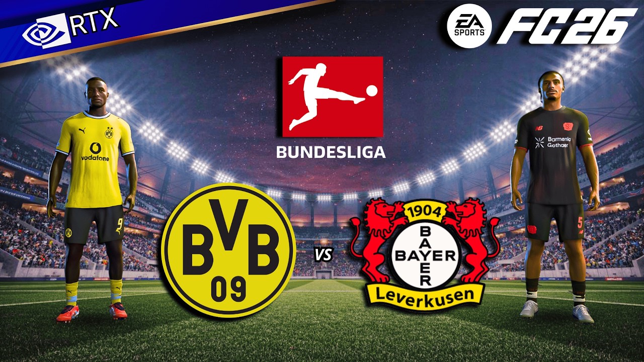 FC 26 - Borussia Dortmund vs Bayer Leverkusen | Bundesliga 25/26 Full Match | PC™ [4K60]