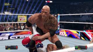 Cody Rodes VS The Rock Summerslam WWE 2k24