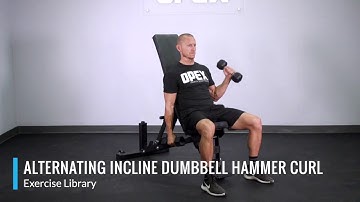 Alternating Incline Dumbbell Hammer Curl - OPEX Exercise Library
