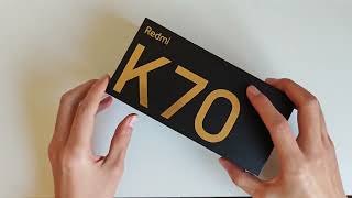 Redmi K70 unboxing