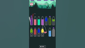 Water sort puzzle level 2516
