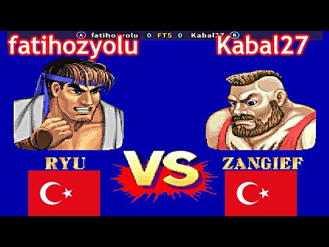 Street Fighter II': Champion Edition - fatihozyolu vs Kabal27 FT5