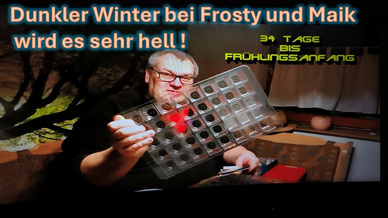 Dunkler  Winter Nö hier wird´s hell !