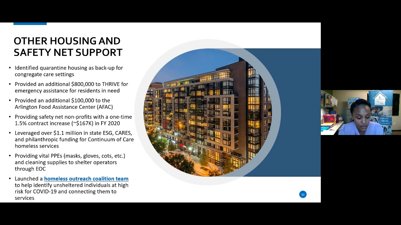 Housing Webinar: COVID-19 Response and Program Updates